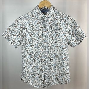 DENIM & FLOWER FLORAL Button Down Men's Shirt